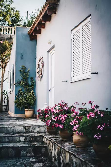 Villa Galanis By The Sea Niforeika Exterior foto